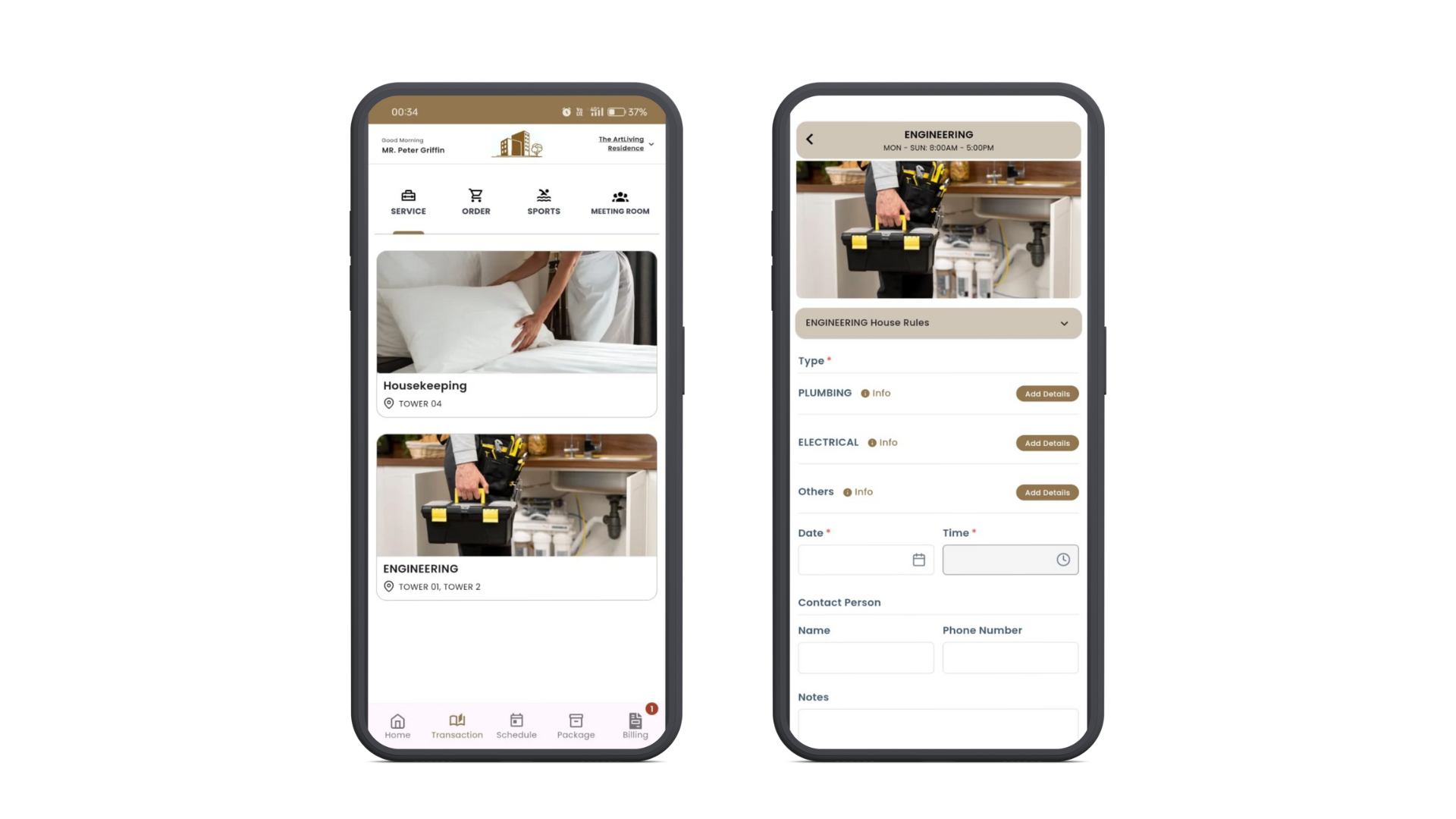 Transactions and Requests